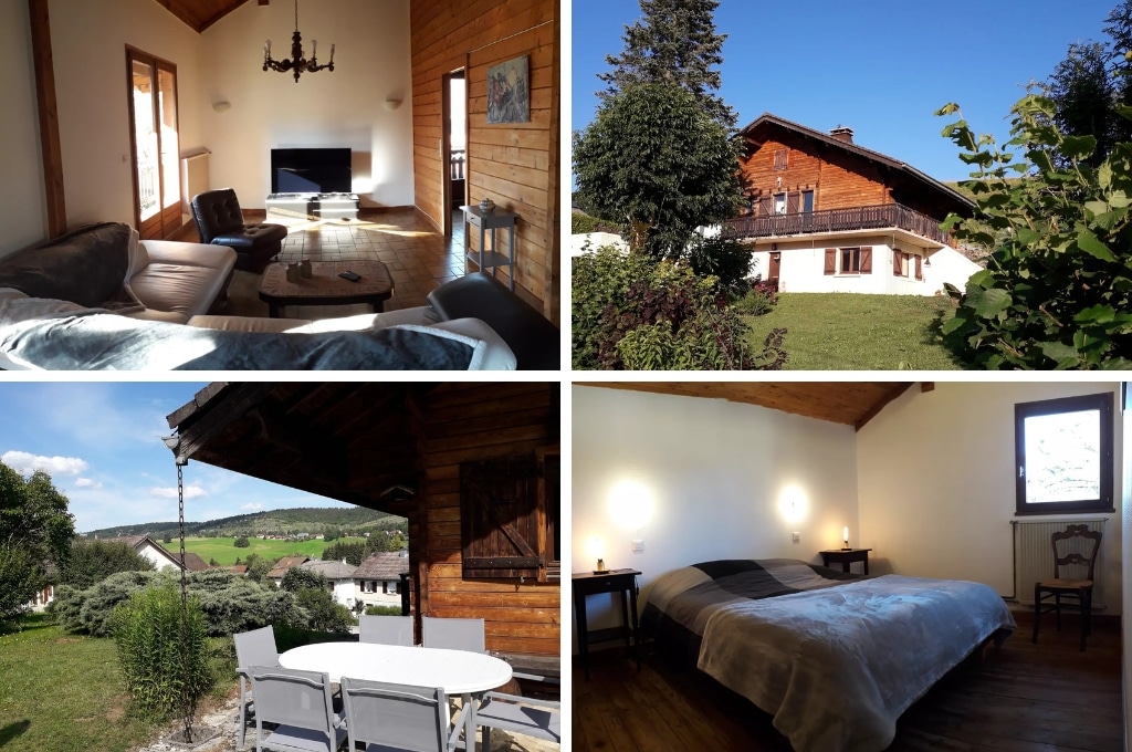 Les Mesanges Foncine le Haut vakantiehuis jura4, vakantiehuizen in de Jura