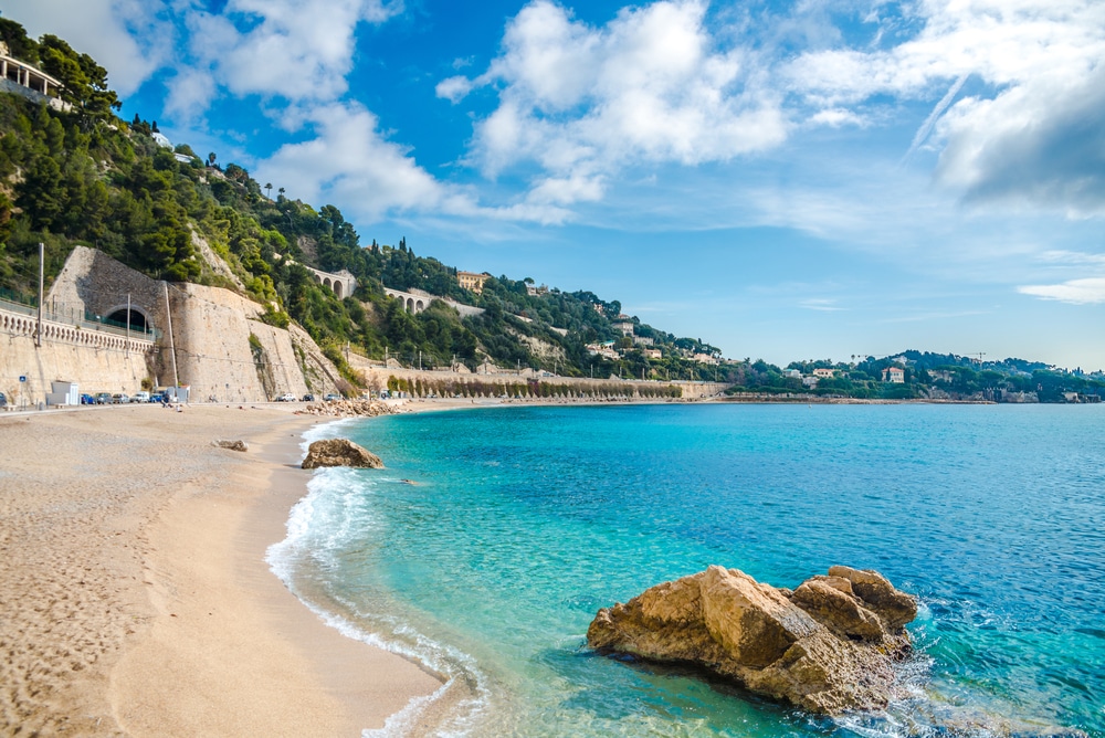 Villefranche sur Mer strand cote dazur shutterstock 384206995, Villefranche-sur-Mer