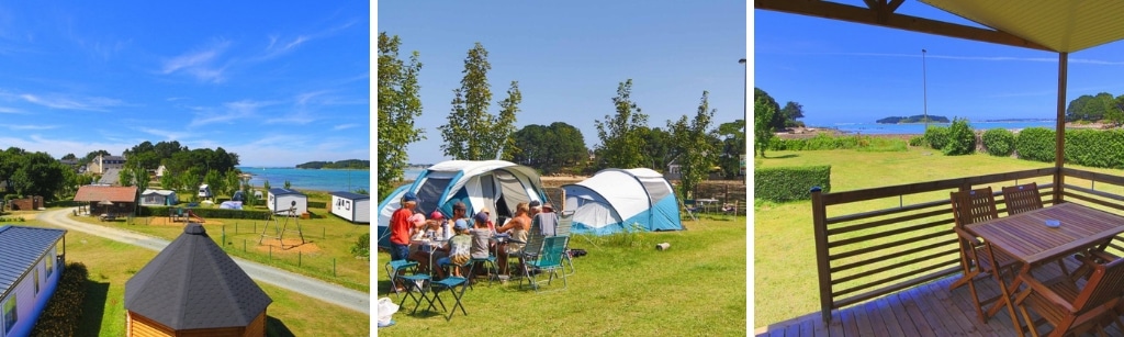 Camping de LEsperance Bretagne, roze granietkust