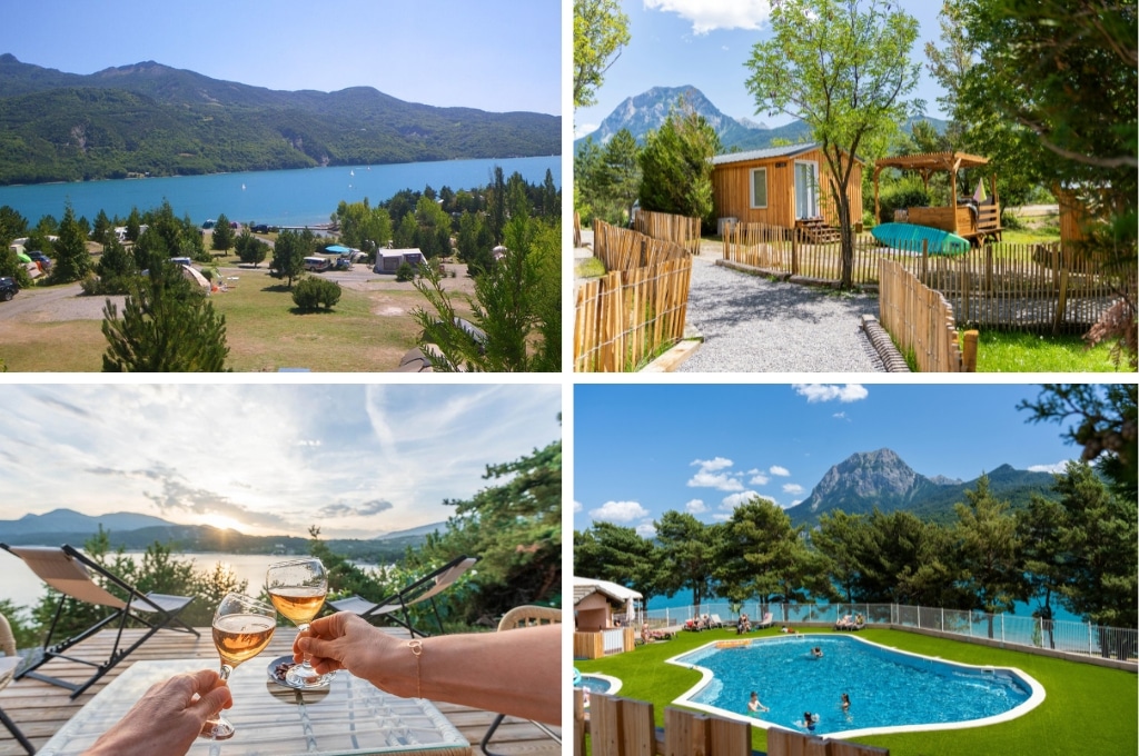 Camping Sunelia La Presquile, campings aan het Lac de Serre-Ponçon