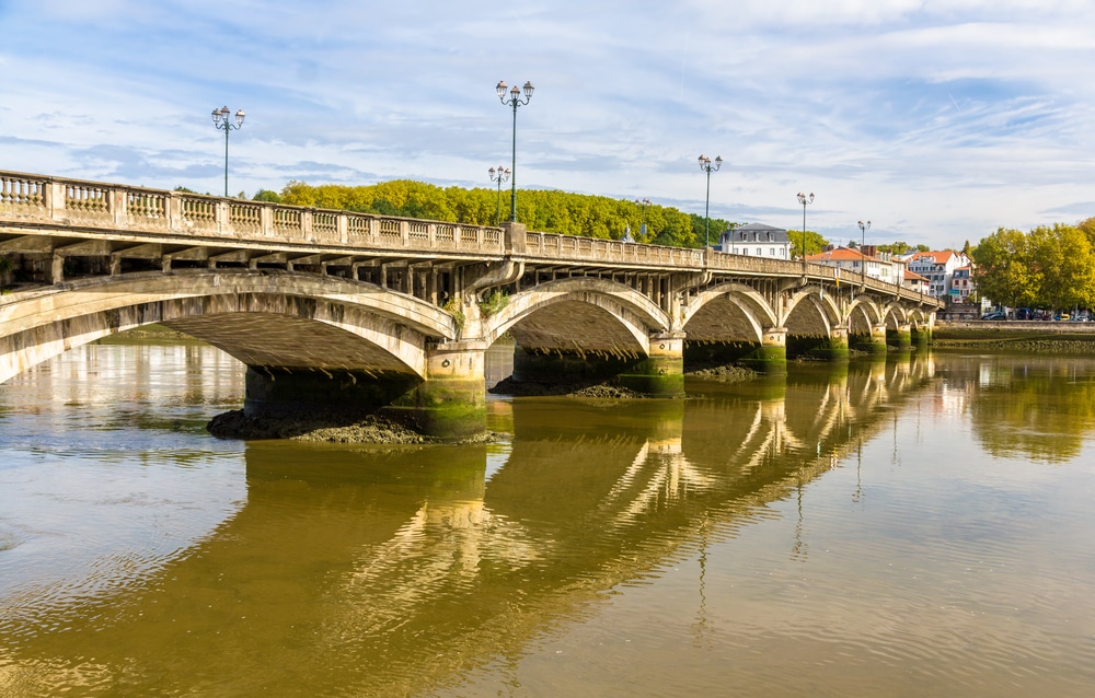 Point Saint-Espirit brug in Bayonne