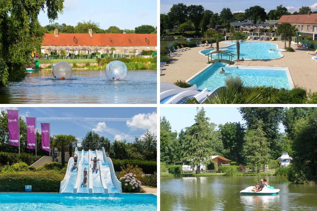 Camping LEtang des Haizes normandie, Campings in Noord-Frankrijk met zwemparadijs