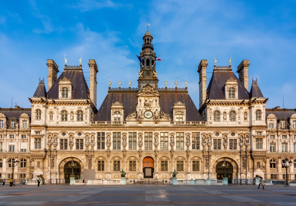 Hotel de ville de Paris Shutterstock 2293311481, Parijs