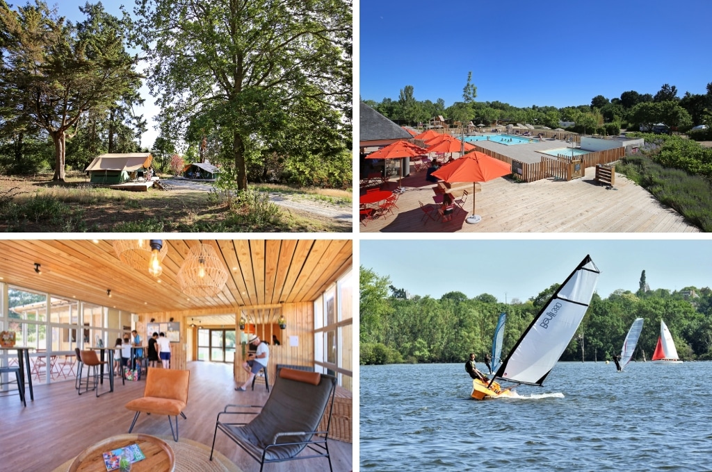 citykamp camping dangers lac de maine, Campings bij mooie Franse steden