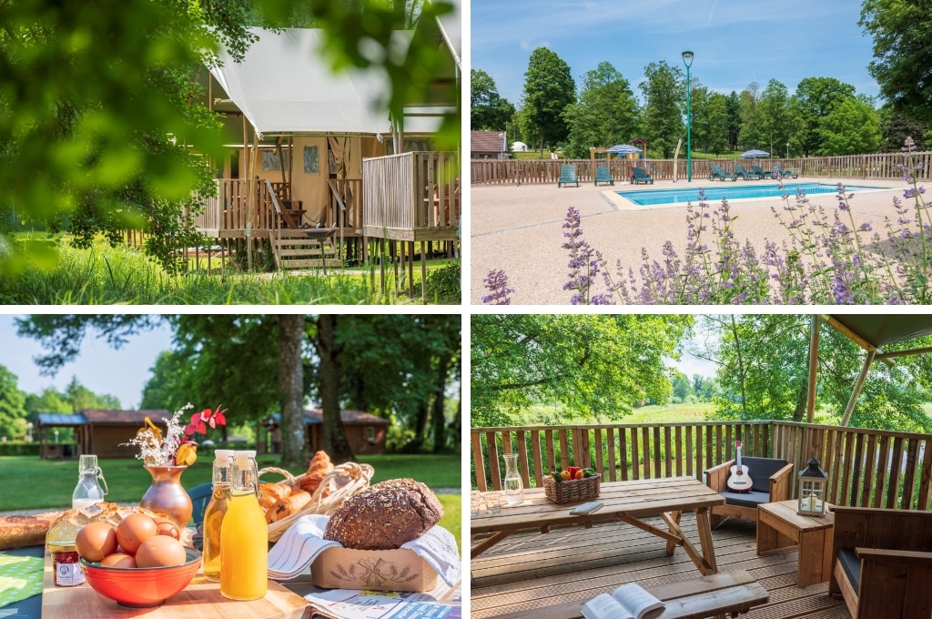 Camping du Buisson Lac du Der en Champagne, bijzonder overnachten in de Champagnestreek