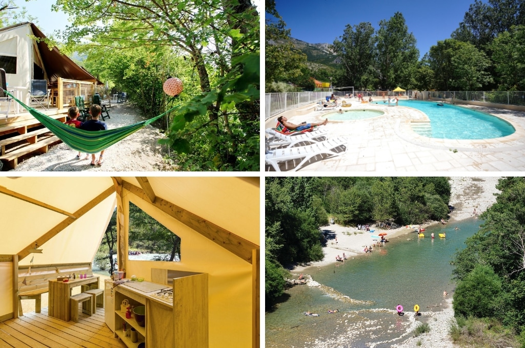 Domaine Chasteuil Verdon Provence ecolodge gorges, glampings in de Gorges du Verdon