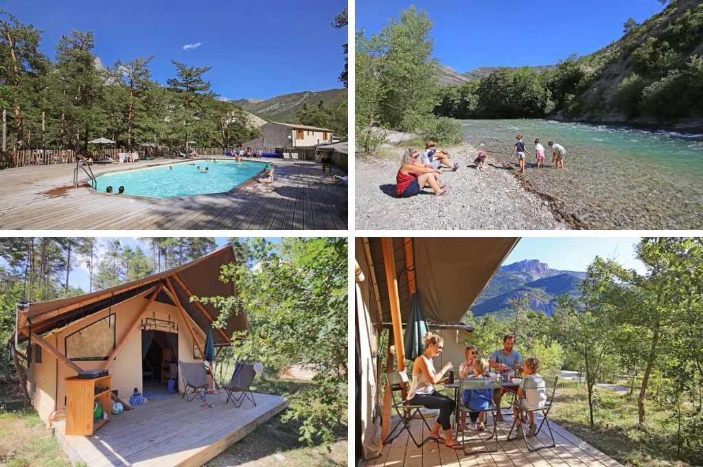 Huttopia Gorges du Verdon glamping frankrijk, glampings in de Gorges du Verdon