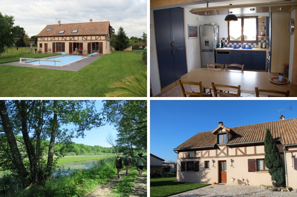 Natuurhuisje in Giffaumont Champaubert lac du der champagne, bijzonder overnachten in de Champagnestreek